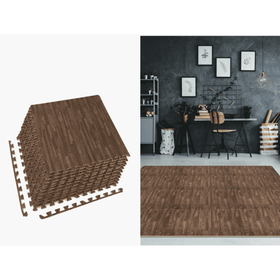 Sorbus 12-Piece Interlocking Floor Mat: $48