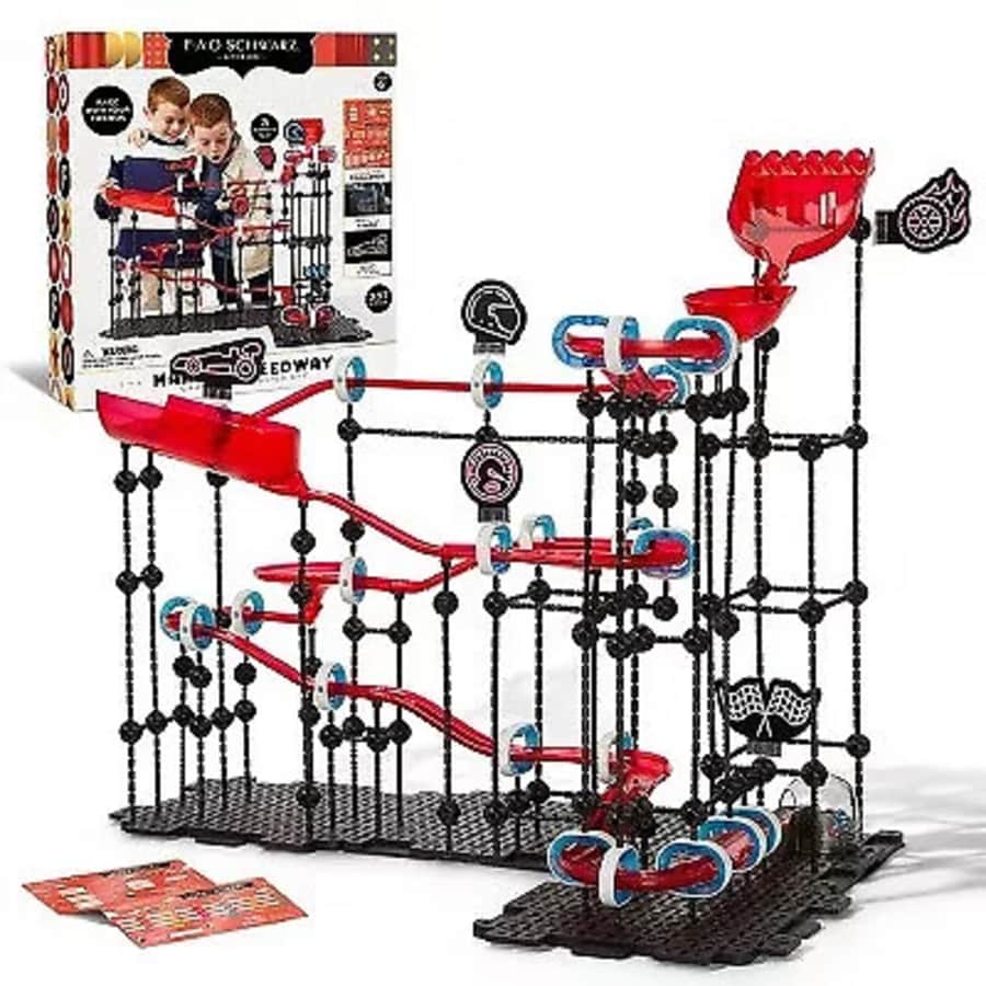 FAO Schwarz Marble Speedway Gravity Race Build Set: $18 in-cart FAO Schwarz Marble Speedway Gravity Race Build Set: $18 in-cart