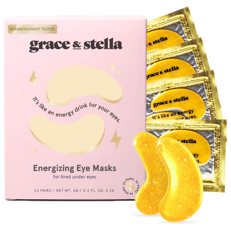 grace & stella Under Eye Mask (Gold, 24 Pairs): $20