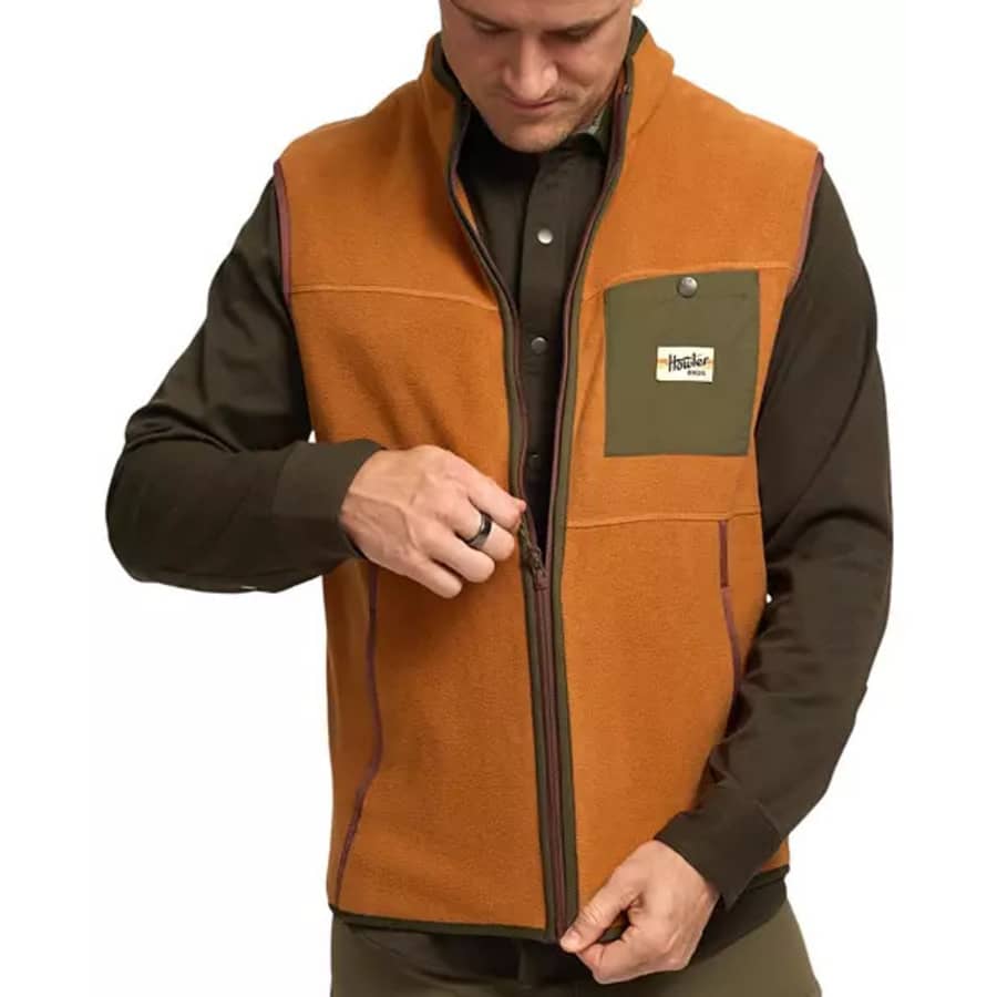 Howler Brothers Men's Free Range Fleece Vest: $32 Howler Brothers Men's Free Range Fleece Vest: $32