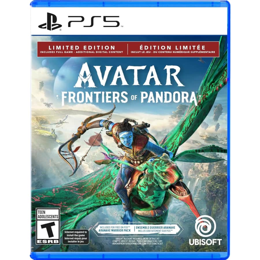 Avatar: Frontiers of Pandora Limited Edition for PS5: $20 Avatar: Frontiers of Pandora Limited Edition for PS5: $20
