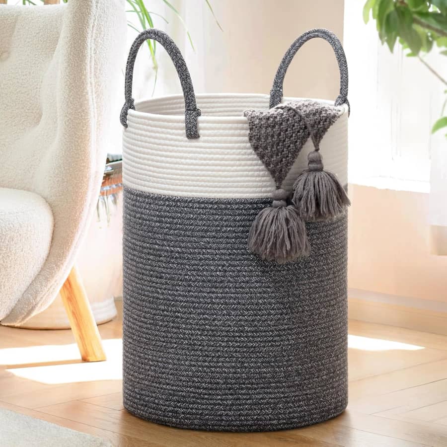60L Large Laundry Basket: $14