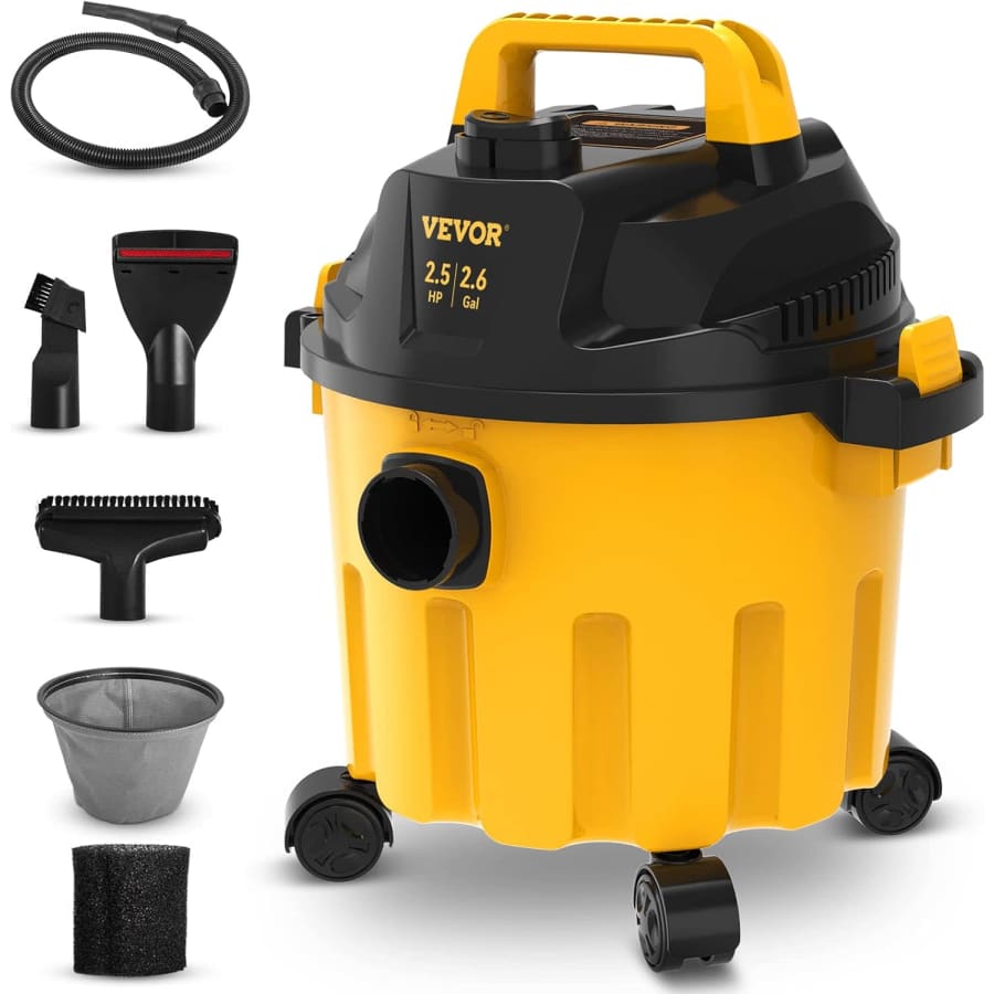 Vevor 2.6-Gallon Wet/Dry Shop Vac: $39