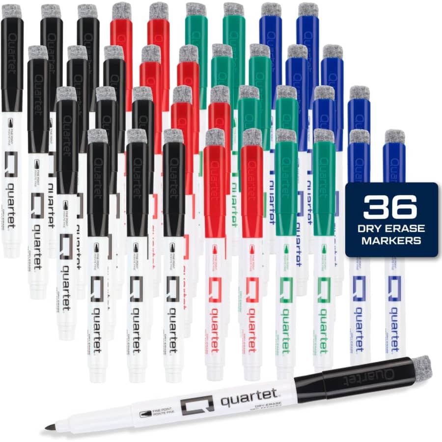 Quartet Dry Erase Markers 36-Pack: $4.49 Quartet Dry Erase Markers 36-Pack: $4.49