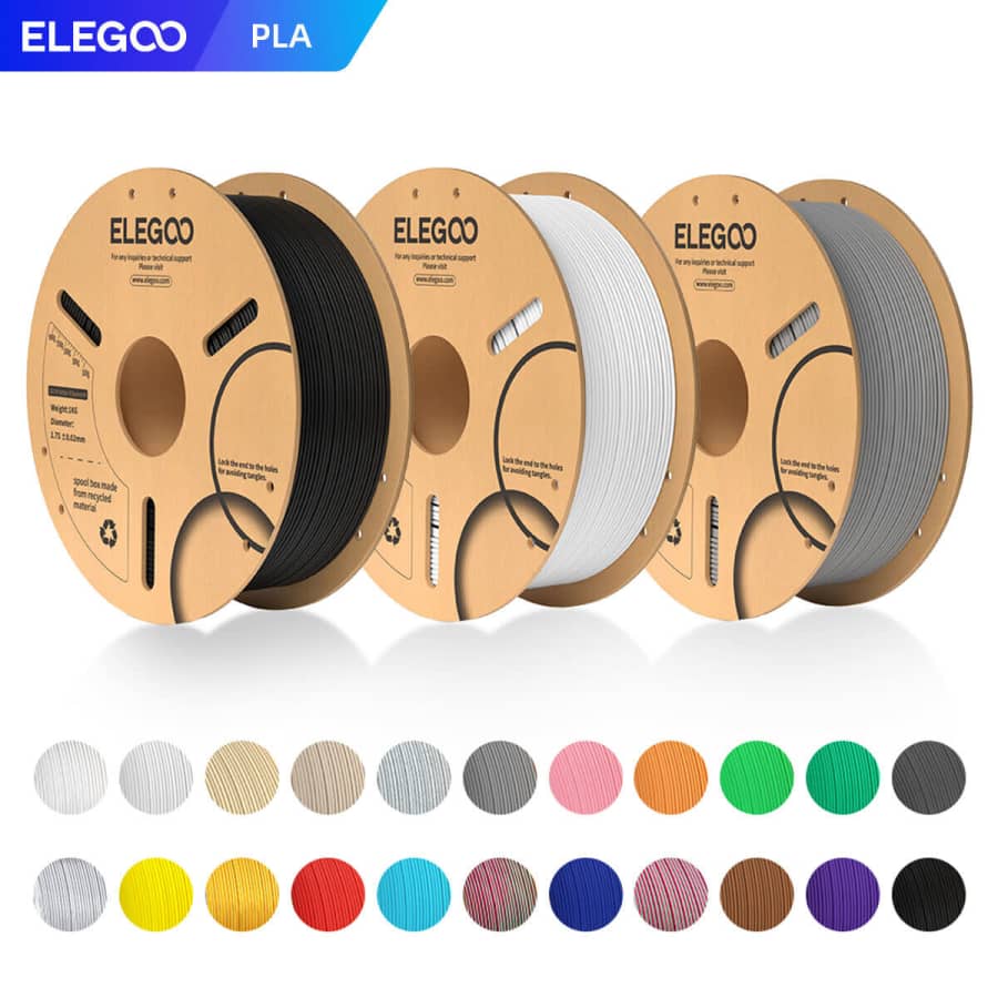 Elegoo 3D Printer 1.75mm Filament Rolls: Buy 6, get 4 free + 20% off Elegoo 3D Printer 1.75mm Filament Rolls: Buy 6, get 4 free + 20% off