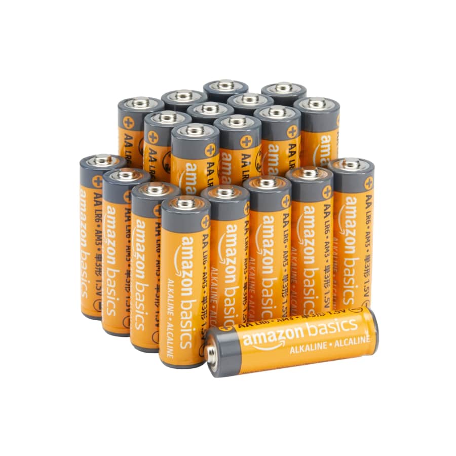 Amazon Basics 20-Pack AA Alkaline High-Performance Batteries: $8.16 via Sub & Save