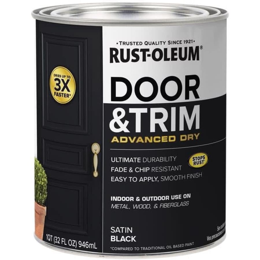 Rust-Oleum Advanced Dry Door & Trim 1-Quart Paint: $16