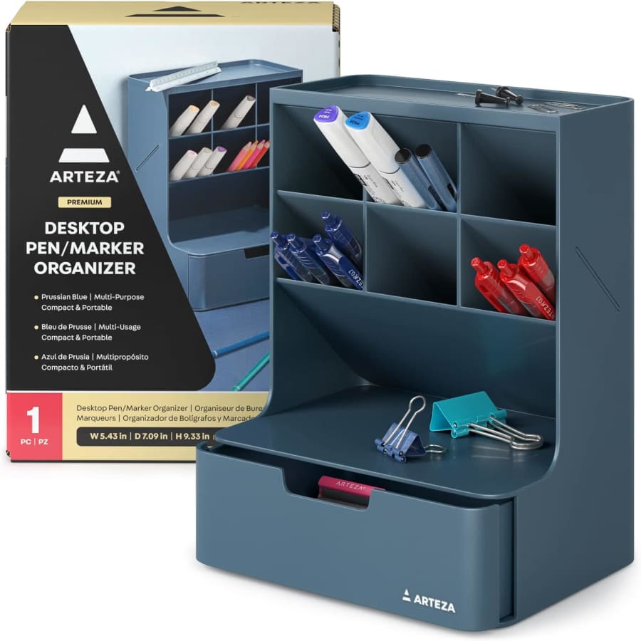 Arteza Desktop Pen and Marker Organizer: $11.60