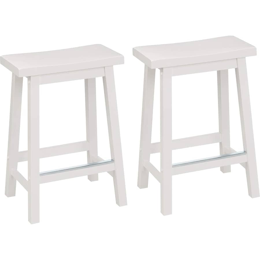 Amazon Basics Solid Wood Saddle-Seat Barstool 2-Pack: $67 w/ Prime Amazon Basics Solid Wood Saddle-Seat Barstool 2-Pack: $67 w/ Prime