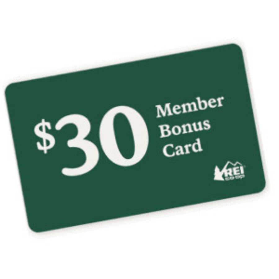 REI $30 Bonus Card: Free w/ $50 spend for new members
