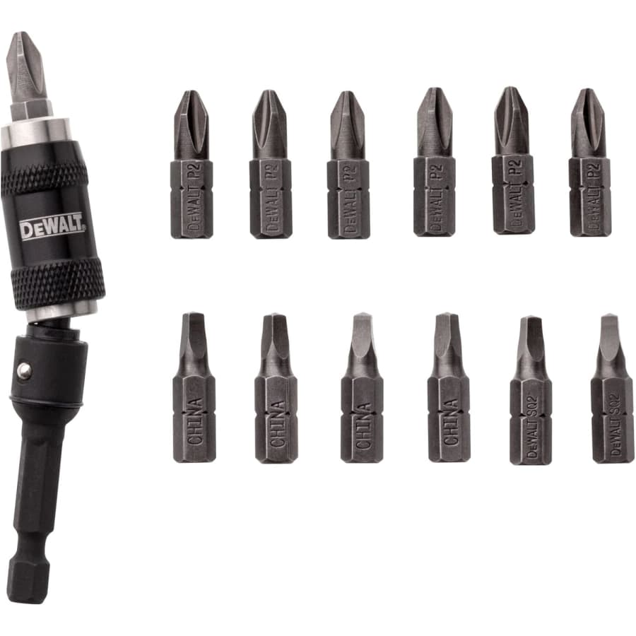 DeWalt 14-Piece Pivot Bit Holder Set: $9.98