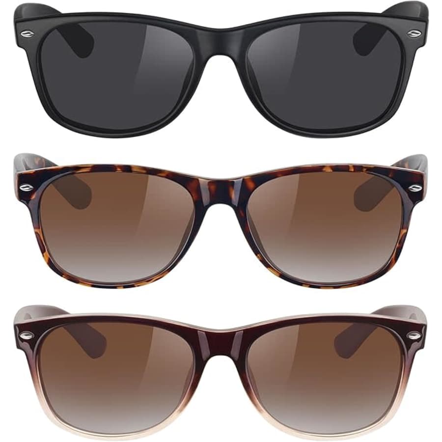 Polarized Sunglasses 3-Pack: $8.50