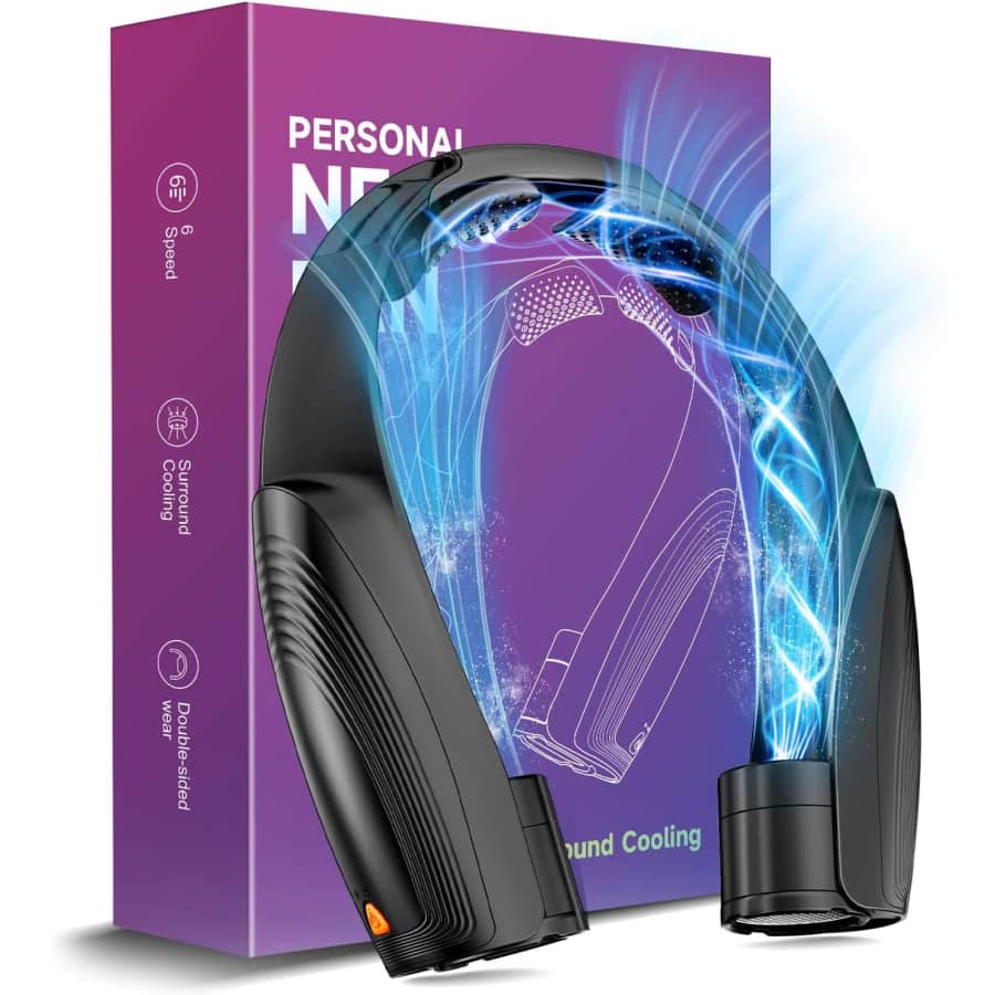 AI Portable Neck Fan: $30