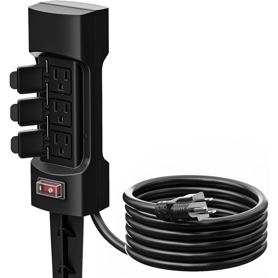 6-Outlet 9ft Outdoor Power Stake: $16