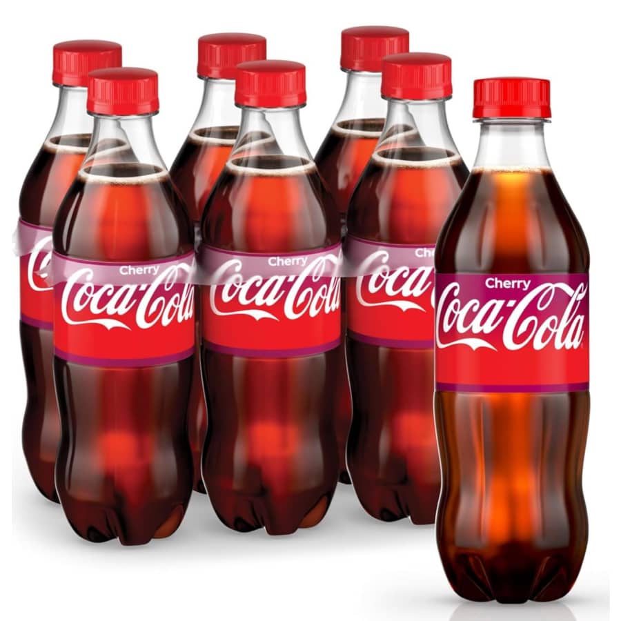 Coca-Cola Cherry 16.9-oz. Bottle 6-Pack: 3 for $11 via Sub. & Save Coca-Cola Cherry 16.9-oz. Bottle 6-Pack: 3 for $11 via Sub. & Save