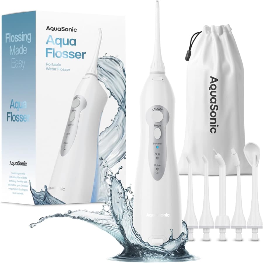 AquaSonic Water Flosser: $34 AquaSonic Water Flosser: $34