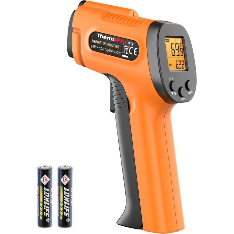 ThermoPro TP30 Infrared Thermometer Gun: $17 ThermoPro TP30 Infrared Thermometer Gun: $17