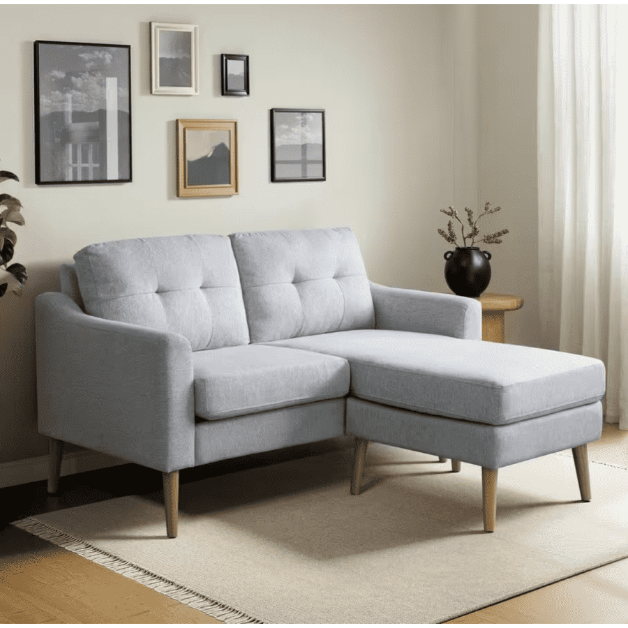 Serta Brighton 56" 2-Seater Loveseat with Ottoman: $358