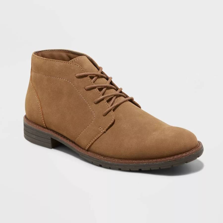 Goodfellow & Co Men's Faux Suede Ankle Chukka Dress Boots: $15 in cart Goodfellow & Co Men's Faux Suede Ankle Chukka Dress Boots: $15 in cart