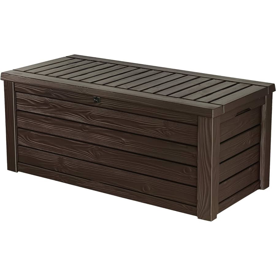 Keter 150-Gallon Outdoor Storage Deck Box: $156 Keter 150-Gallon Outdoor Storage Deck Box: $156
