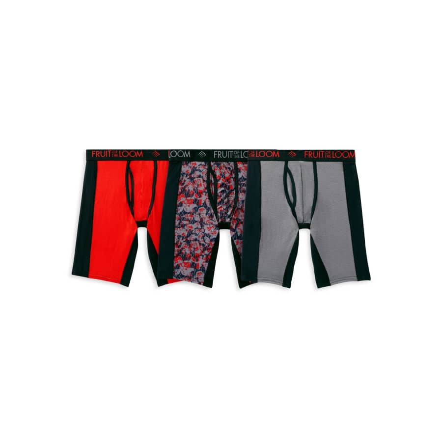 Fruit of the Loom Men's Long Leg Boxer Briefs 3-Pack: $7.98 Fruit of the Loom Men's Long Leg Boxer Briefs 3-Pack: $7.98