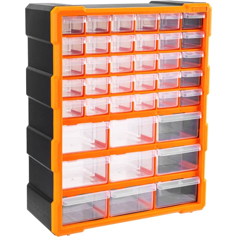 Amazon Basics 39-Slot Craft Storage Cabinet: $24