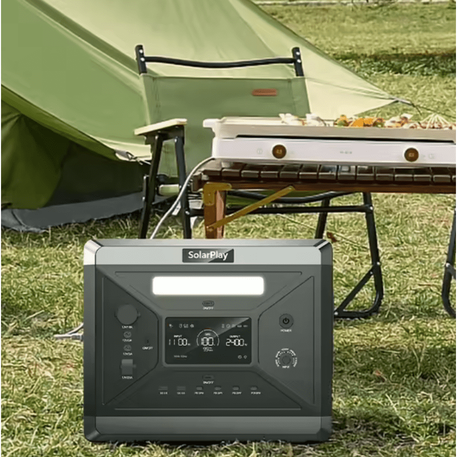SolarPlay Q2501 2160Wh Portable Power Station: $518