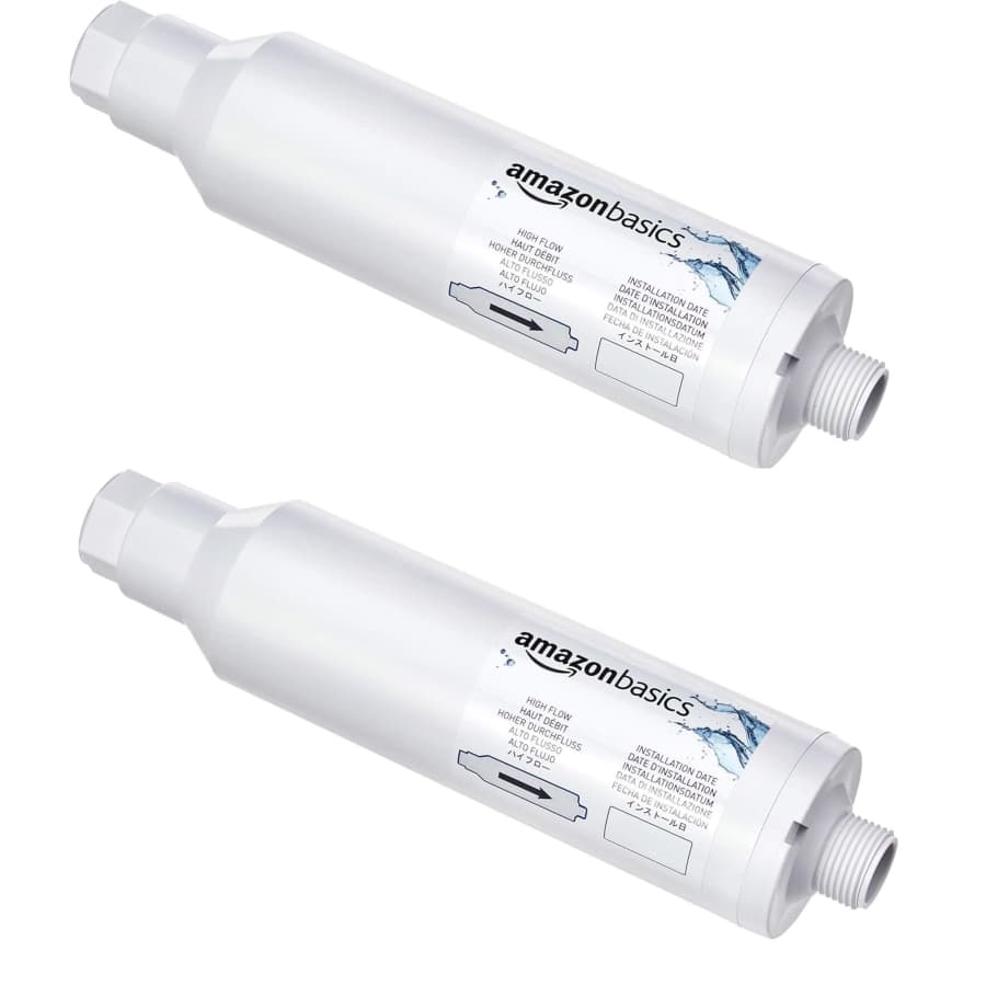 Amazon Basics Inline Water Filter 2-Pack: $16 Amazon Basics Inline Water Filter 2-Pack: $16