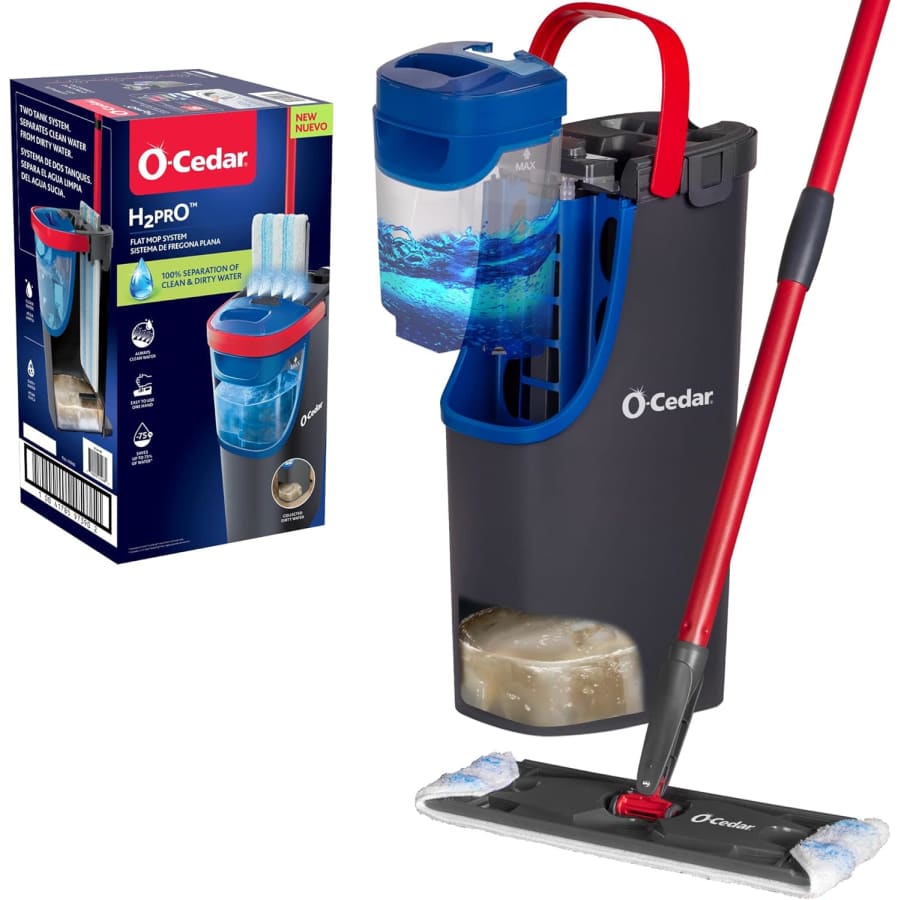 O-Cedar H2PRO Flat Mop System: $43 O-Cedar H2PRO Flat Mop System: $43