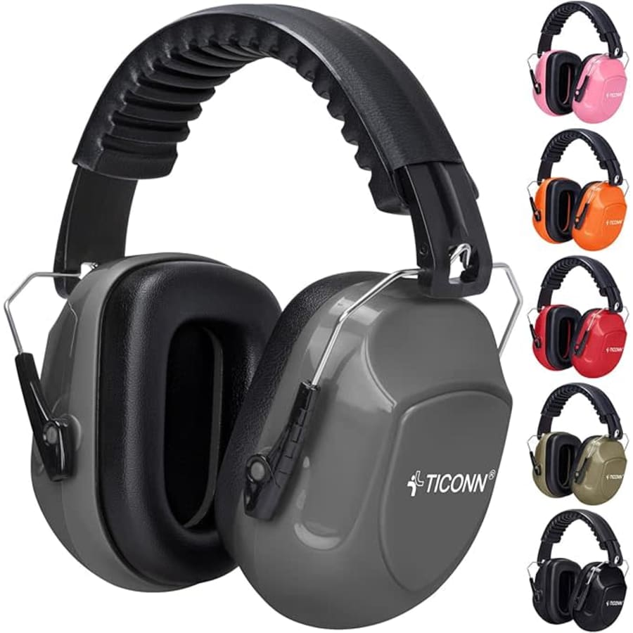 Ticonn Adults' Safety Noise Cancelling Ear Muffs: $8.99