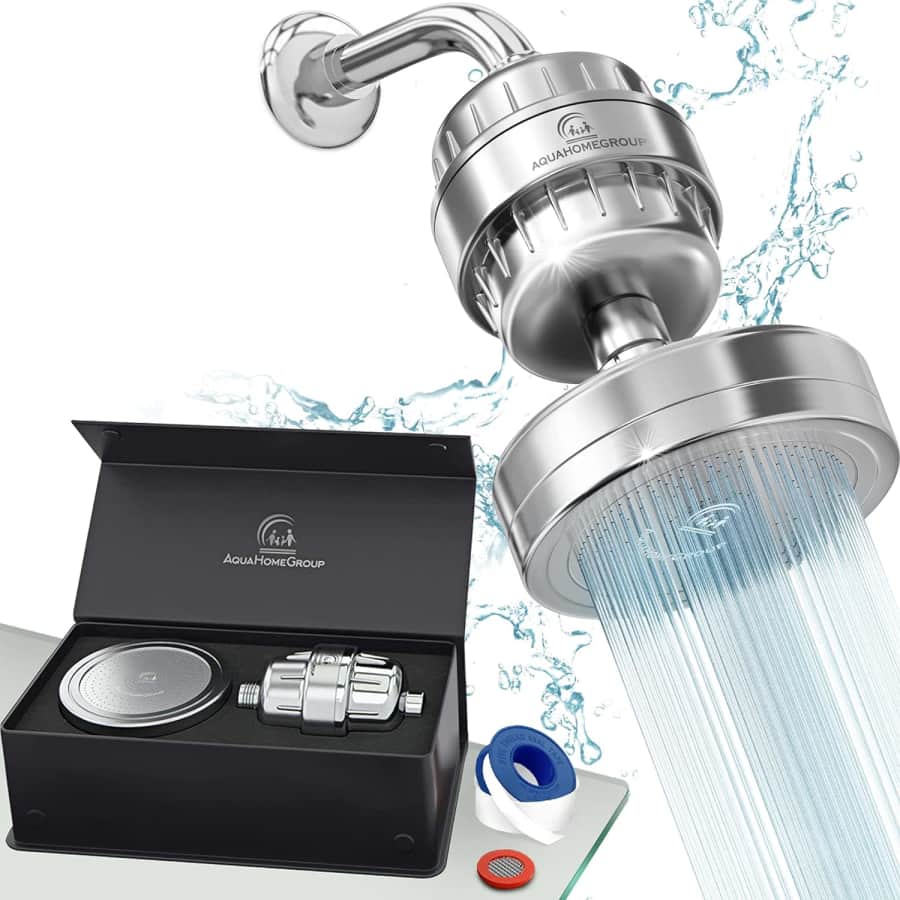AquaHomeGroup Filtered Showerhead: $40