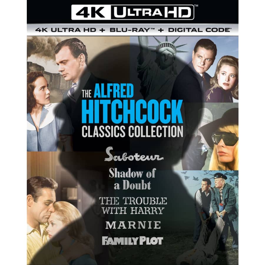 The Alfred Hitchcock Classics Collection on 4K UHD / Blu-ray / Digital: $32 The Alfred Hitchcock Classics Collection on 4K UHD / Blu-ray / Digital: $32