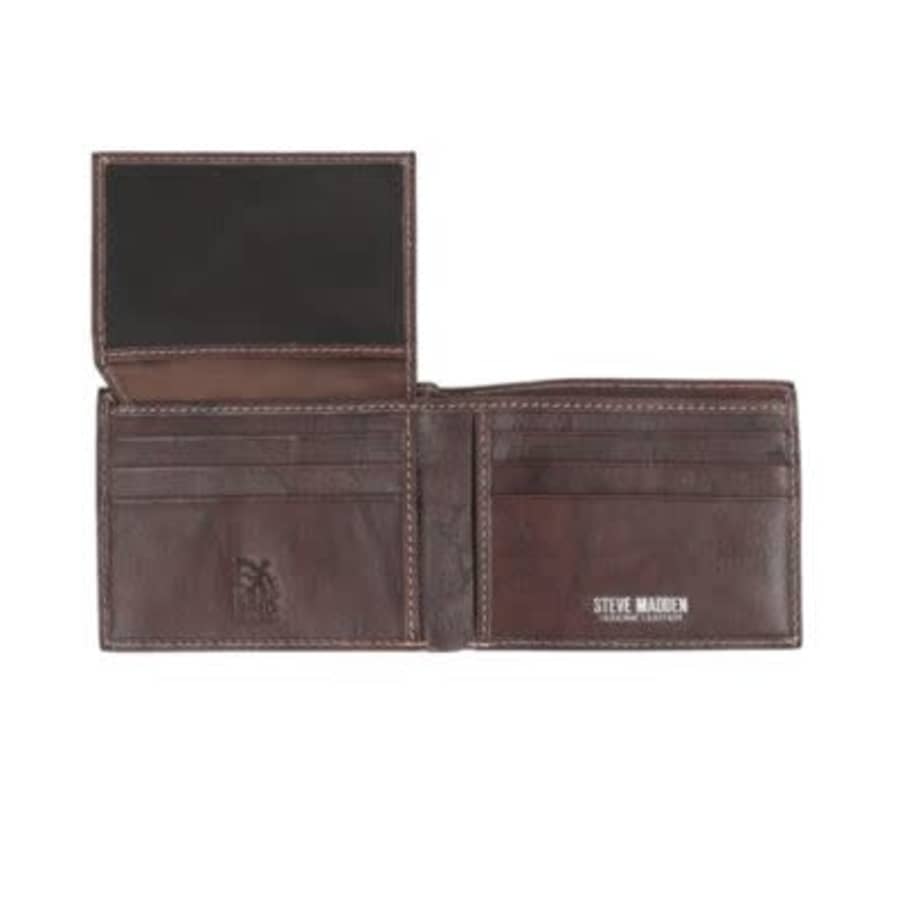 Steve Madden Men's Antique-like RFID Leather Passport Case: $9.09 Steve Madden Men's Antique-like RFID Leather Passport Case: $9.09
