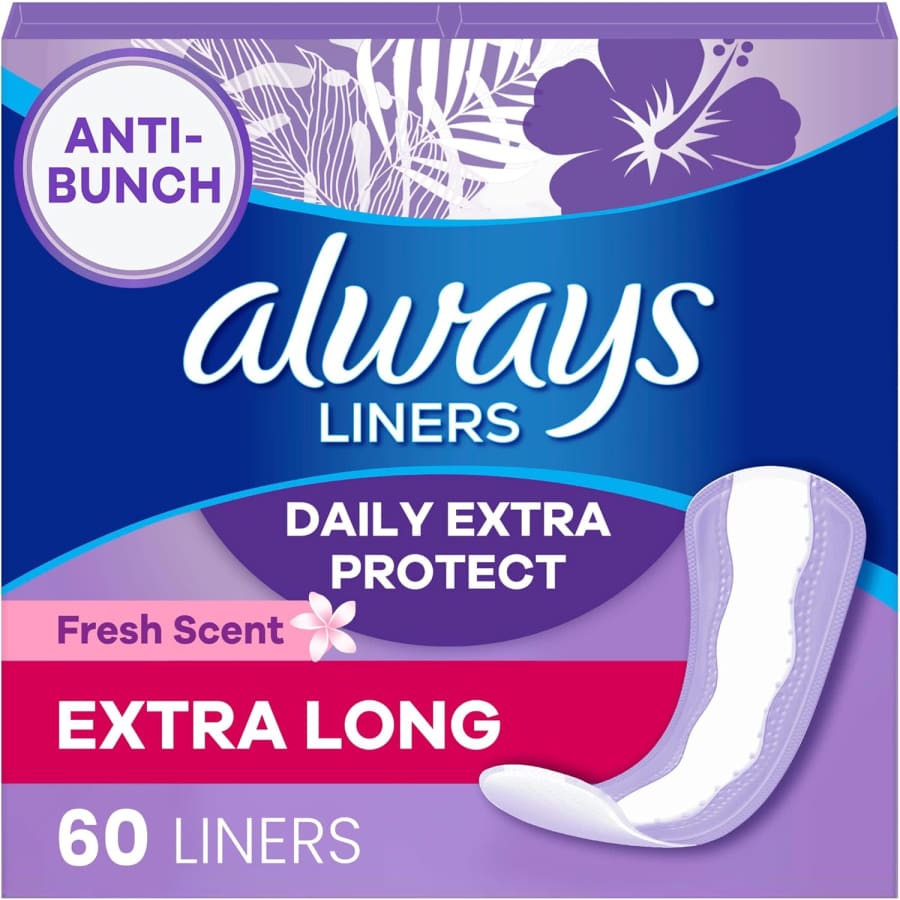 Always Daily Extra Protect Liners 60-Pack: $5.96 via Sub. & Save