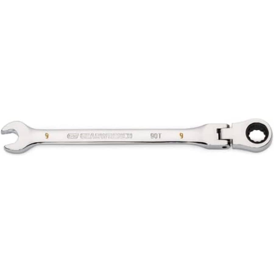 GearWrench 9mm Flex Head Ratcheting Wrench: $15.40