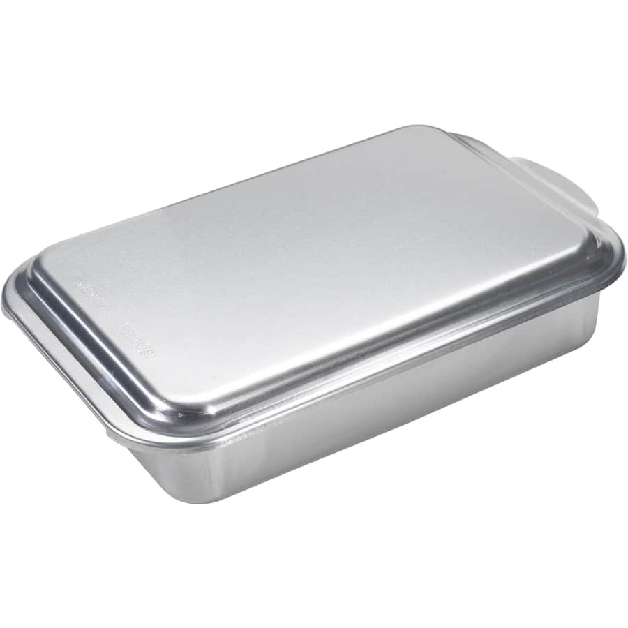 Nordic Ware 9"x13" Classic Metal Covered Cake Pan: $11