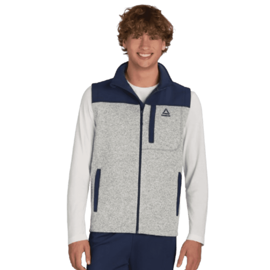 Reebok Men's Delta Sweater Fleece Vest: $11.98 Reebok Men's Delta Sweater Fleece Vest: $11.98