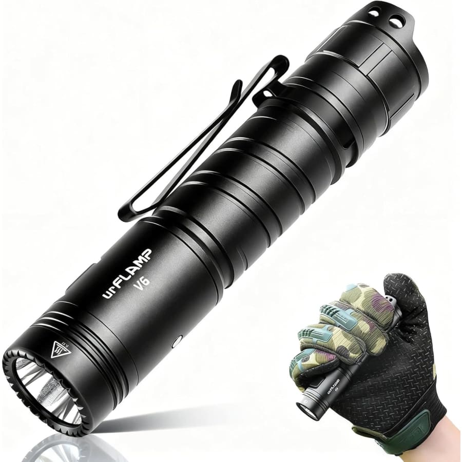 urFlamp V6 1,300-Lumen Rechargeable Flashlight: $14.99 urFlamp V6 1,300-Lumen Rechargeable Flashlight: $14.99