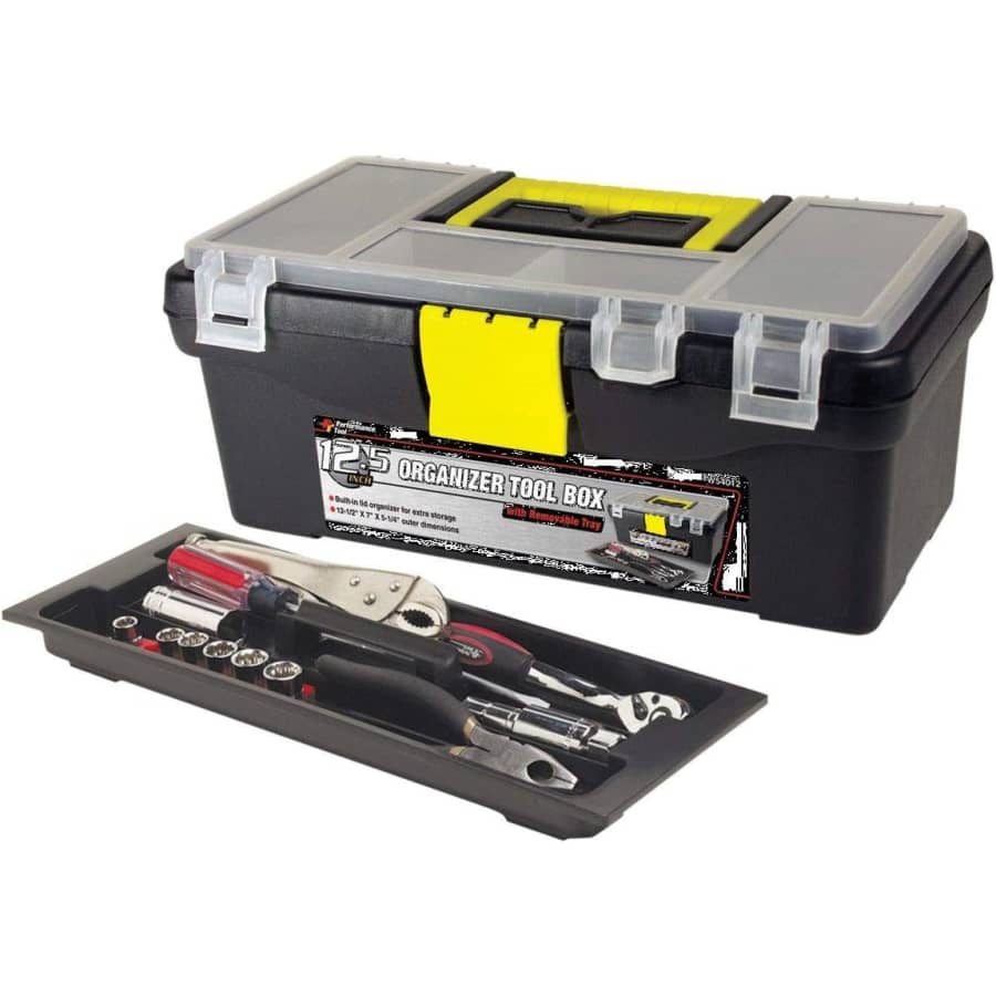 Performance Tool Heavy Duty Plastic Organizer Tool Box: $12