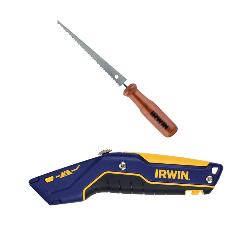 Irwin Drywall/Jab Saw w/ Retractable Utility Knife: $13