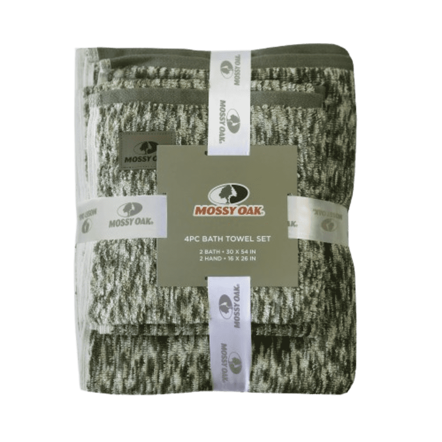 Mossy Oak 4-Piece Bath Set: $12.99