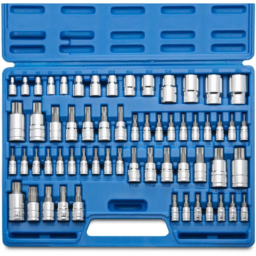 Neiko 60-Piece Master / External Torx Socket Set: $45
