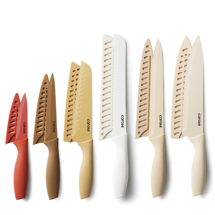Carote 12-Piece Kitchen Knife Set: $17.49 Carote 12-Piece Kitchen Knife Set: $17.49