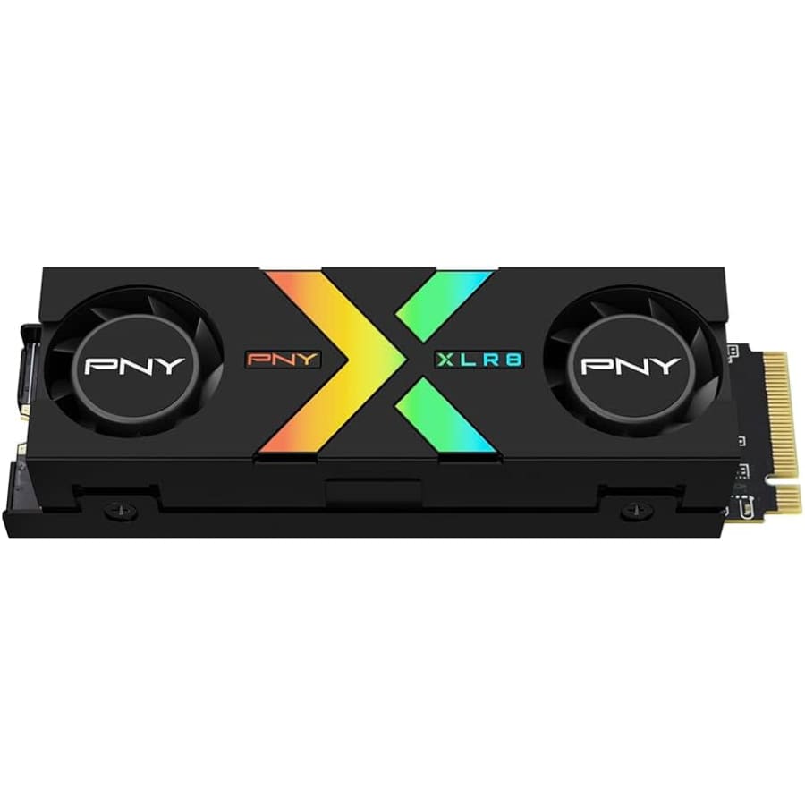 PNY CS3150 XLR8 Epic-X RGB 1TB PCIe Gen5 x4 NVMe M.2 SSD w/ Dual Fan Heatsink: $119 PNY CS3150 XLR8 Epic-X RGB 1TB PCIe Gen5 x4 NVMe M.2 SSD w/ Dual Fan Heatsink: $119