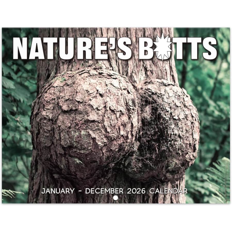 Nature's Butts 2026 Wall Calendar: $6.69 w/ Prime Nature's Butts 2026 Wall Calendar: $6.69 w/ Prime