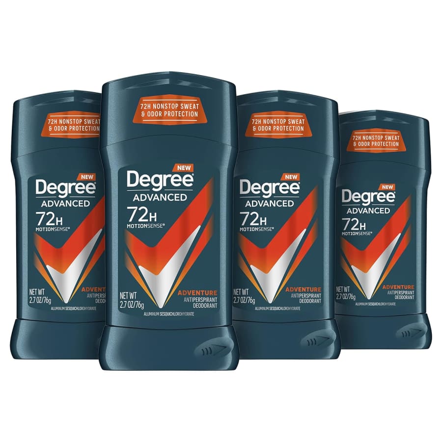 Degree Men's MotionSense 72-Hr Antiperspirant Deodorant 4-Pack: $8