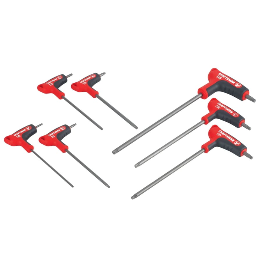 Craftsman V-Series Assorted T-handle 7-Pieces Torx Key Set: $20 Craftsman V-Series Assorted T-handle 7-Pieces Torx Key Set: $20