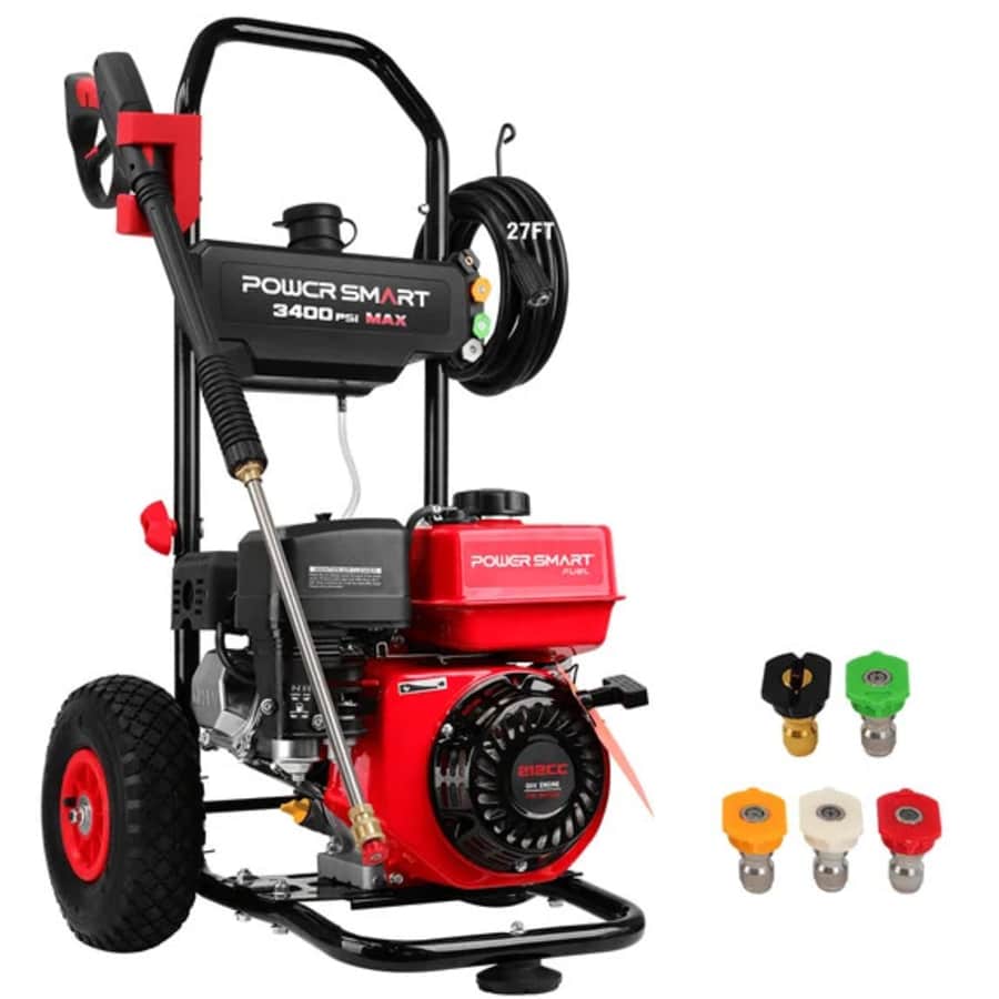 PowerSmart 3,400-PSI Gas Pressure Washer: $270