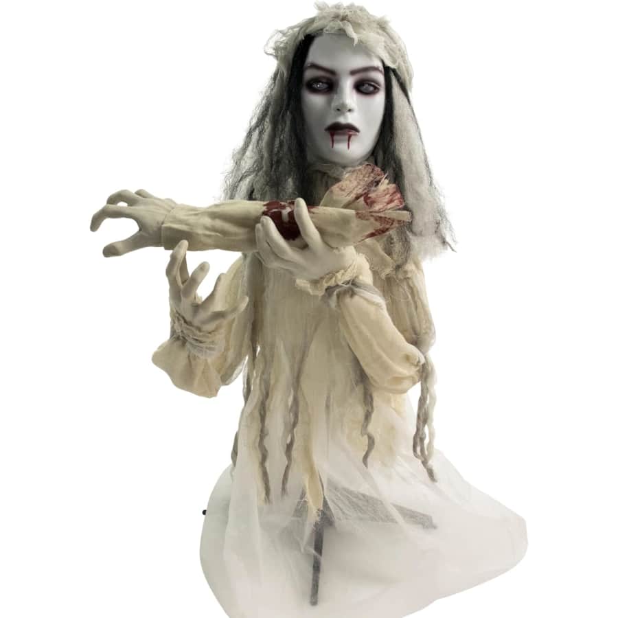 Haunted Hill Farm Scary Groundbreaker Haunted Bride: $20