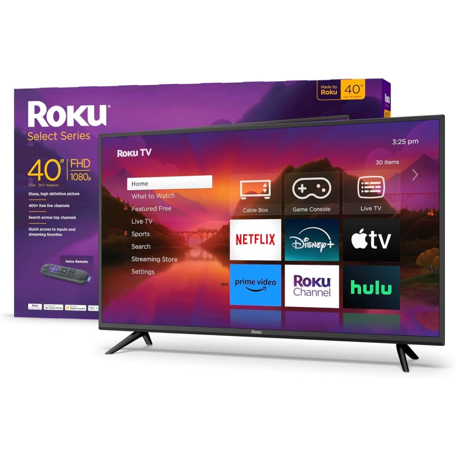 Roku 40" Select Series 1080p LED Smart TV: $128 Roku 40" Select Series 1080p LED Smart TV: $128